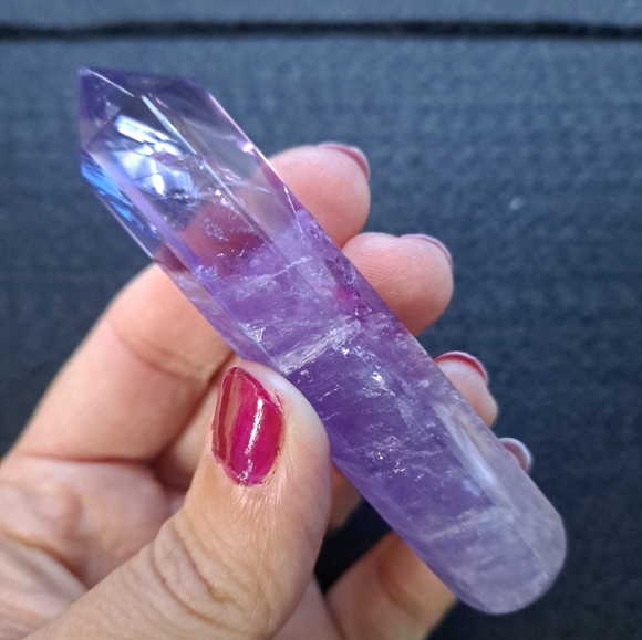 Purple Amethyst Crystal Massage Wand - Picture 3 of 5